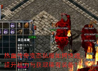 ��Ѫ�����̬˽����ο�������ս�����ȡϡ��װ����