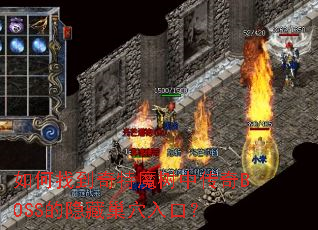 ����ҵ�����ħ���д���BOSS�����س�Ѩ��ڣ�