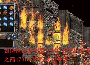 如何快速提升虚竹角色在第四大陆之巅170157区的战力等级? 如何快速提升虚竹角色在第四大陆之巅170157区的战力等级?