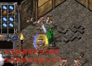如何快速提升500单职业传奇角色的战斗力? 如何快速提升500单职业传奇角色的战斗力?