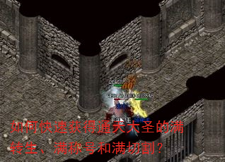 如何快速获得通天大圣的满转生、满称号和满切割? 如何快速获得通天大圣的满转生、满称号和满切割?