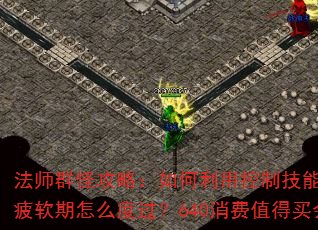 法师群怪攻略:如何利用控制技能高效打怪PK?前期疲软期怎么度过?640消费值得买会员和宝宝吗? 法师群怪攻略:如何利用控制技能高效打怪PK?前期疲软期怎么度过?640消费值得买会员和宝宝吗?