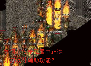 如何在传奇私服中正确开启战斗辅助功能? 如何在传奇私服中正确开启战斗辅助功能?
