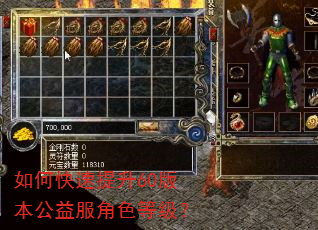 如何快速提升60版本公益服角色等级? 如何快速提升60版本公益服角色等级?