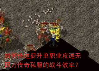 如何快速提升单职业攻速无限刀传奇私服的战斗效率? 如何快速提升单职业攻速无限刀传奇私服的战斗效率?