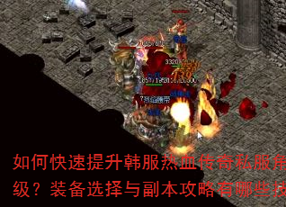 如何快速提升韩服热血传奇私服角色等级?装备选择与副本攻略有哪些技巧? 如何快速提升韩服热血传奇私服角色等级?装备选择与副本攻略有哪些技巧?
