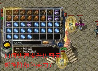 如何快速提升传奇无影神阶角色实力? 如何快速提升传奇无影神阶角色实力?