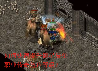 如何快速提升御星辰单职业传奇角色等级? 如何快速提升御星辰单职业传奇角色等级?