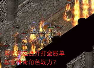 如何快速提升打金服单职业传奇角色战力? 如何快速提升打金服单职业传奇角色战力?